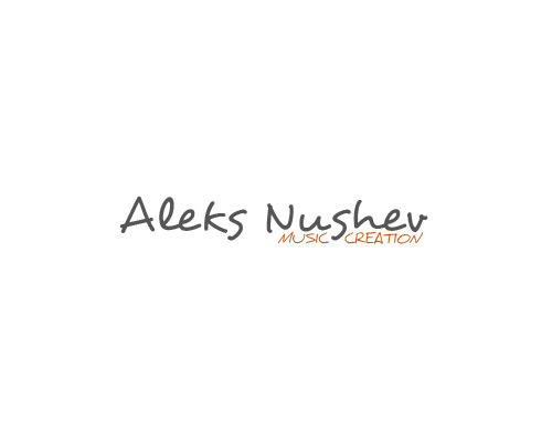 Concept and logo design for  Aleks Nushev Music Creation.